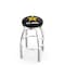 Holland Bar Stool Co 25" Chrome U.S. Army Swivel Bar Stool, Accent Ring L8C2C25Army - alternate 1