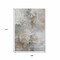 Homeroots 9' X 12' Ivory Gray And Khaki Abstract Washable Indoor Outdoor Area Rug 616836 - alternate 7