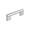 Amerock Versa 3-3/4 inch 96mm Center-to-Center Polished Nickel Cabinet Pull BP36912PN - alternate 1