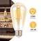 Jonathan Y Vintage Non-Dimmable ST58-4W LED Edison Bulbs w/E26 Base, 80+ CRI, Warm White 2700K, 350lm, Tinted, 4PK BLB-ST58A-SET4 - alternate 4