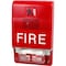 Edwards Signaling Chime Strobe, Marked Fire, Red EG1RF-CVM - alternate 1