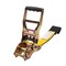 Mytee Products 2inx30ft Self-Tensioning Ratchet Tie Down Straps w/Flat Hooks- 3333 Lbs WLL Yellow RS230TG - alternate 7