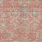 Homeroots 9' X 12' Coral Charcoal And Gray Floral Washable Indoor Outdoor Area Rug 605471 - alternate 6