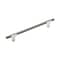 Amerock Urbanite 7-9/16 in 192 mm Center-to-Center Polished Chrome/Black Chrome Cabinet Pull BP77819226BCR - alternate 1