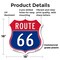 Signmission Route Marker Shield Sign Route 66, 18 Inch X 18 Inch, Plastic Sign SHI-P-18-459 - alternate 5