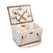 Picnic Time Family Of Brands Lemongrove Picnic Basket for 2 - Bees & Lemons, White with Lemon Pattern 104-30-283-000-0 - alternate 6