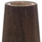 Homeroots Set of Two Brown And Clear Glass Tapered Table Vases With Wood, 2PK 632624 - alternate 7