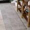 Jonathan Y Nordby High-Low Geometric Arch Scandi Striped Gray/Cream 2 ft. x 8 ft. Indoor/Outdoor Runner Rug SCN104C-28 - alternate 1