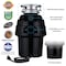 Eco Logic 3/4 HP Continuous Feed Garbage Disposal with Black Sink Flange 10-US-EL-9-DS-3B-BK - alternate 5
