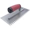 Marshalltown Notched Trowel, Flooring Trowel, Tiling Trowel, Square Notched Trowel, 1/4 x 3/8 x 1/4 inch Notches NT672 - alternate 5
