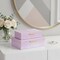 Homeroots Set of Two Pink And Gold Faux Shagreen Nesting Storage Boxes With Lids, 2PK 712933 - alternate 7