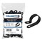 Kable Kontrol Cable Clamp, Nylon 6/6, 1/2 in Bundle Dia., Black, 1.22 in L, 100 PK CCUC3-050-C-BLACK - alternate 1