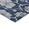 Homeroots 8' X 10' Navy Blue And Gray Floral Washable Indoor Outdoor Area Rug 600027 - alternate 5