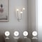 Vidalite Breeze 3-Light Matte White Wall Sconce with Opal White Glass Shades, Included LED Bulbs CE1013107 - alternate 6