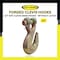 Tie 4 Safe G70 1/2'' Clevis Grab Hooks Tow Chain Hook Flatbed Truck Trailer Tie Down, 2PK FH406-12-2 - alternate 3