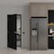 Sartodoors Firerated 90 Min Interior Door, 1888 Matte Black, Single Flush Panel Metal Frame Handle 30 x 84 Ri FIRERATED1888ID-BLK-3084-RH-I - alternate 3