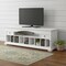Homeroots 71in White Solid Console Table With Shelves And Drawers 397653 - alternate 6