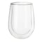 Henckels Cafe Roma 4-pc Double-Wall Glassware Stemless White Wine Glass Set 1013595 - alternate 2