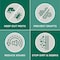 M-D Building Products Building Products 42'' Aluminum and Vinyl CINCH Self-Adhesive Top and Sides Door Seal Kit White 43304 - alternate 1