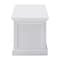 Homeroots 71in Classic White Entertainment Unit with Two Drawers 397772 - alternate 9