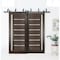 Sartodoors Sliding Closet Barn Bypass Doors with Frosted Glass 84x80 (2* 42x80) Solid Core Modern Interior QUADRO4088BBB-CA-84 - alternate 1