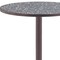 Homeroots 24" Black and Bronze Wood and Steel Pedestal Base Round Top Dining Table 572241 - alternate 6