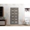 Sartodoors Sliding Closet Bi-fold Doors Grey Solid Core Modern Interior QUADRO4445BF-NEB-84 x 96 (2* 42x96) - alternate 5