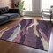 Homeroots 9' X 12' Plum Purple And Ivory Abstract Washable Indoor Outdoor Area Rug 600988 - alternate 6
