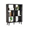 Homeroots 49" Charcoal Seven Tier Cube Bookcase 480462 - alternate 4