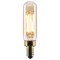 Satco 5.5 Watt T6 LED 2000K CCT Candelabra Base Clear Glass Amber Straight Filament Dimmable 120 Volt S14217 - alternate 5