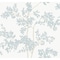 York Wallcoverings Lunaria Silhouette White and Cloud Blue Wallpaper Sample BL1802SAM - alternate 1
