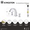 Kingston Brass Two-Handle Deck Mount Roman Tub Faucet, Matte Black KS2360DX - alternate 2
