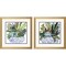 Homeroots Set Of Two Succulent Garden Gold Framed Wall Art, 2PK 649145 - alternate 1