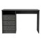 Homeroots 46" Gray Computer Desk With Three Drawers 403810 - alternate 1