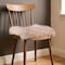 Homeroots 17" X 17" Taupe New Zealand Sheepskin Dining Chair Pad 317153 - alternate 7