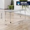 Flash Furniture Commercial Adjustable Height Rectangular Activity Table - Locking Casters-Gray XU-A3072-REC-GRY-T-A-CAS-GG - alternate 9