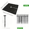 Wrightmaster 3.3 ft. W x 3.3 ft. L Light Duty Non-Woven Weed Barrier Fabric with Ground Nail, 5-Pack ZOR-FANGCAOBU - alternate 8