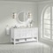 James Martin Vanities Breckenridge 60 in. Single Vanity, Bright White, w/ 3 CM Victorian Silver Silestone Top 330-V60S-BW-FVSL - alternate 4