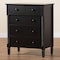 Baxton Studio Braith Farmhouse Black Spindle Wood 5-Drawer Chest 258-14246-ZORO - alternate 8