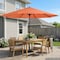 Pure Garden 9 ft Round Patio Umbrella with Easy Crank and Vented Canopy, Orange Shade 50-LG1052 - alternate 10