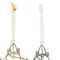 Homeroots Set of Four Gold And Silver Handmade Faux Crystal And Metal Hanging Star Ornaments, 4PK 548239 - alternate 7