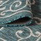 Jonathan Y Charleston Vintage Filigree Textured Weave Teal/Gray 2 ft. x 10 ft. Indoor/Outdoor Runner Rug SMB106F-210 - alternate 6
