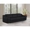 Homeroots 103" Black Italian Leather Reclining USB Sofa 632883 - alternate 7