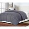 Homeroots Dark Gray California King Polyester Thread Count Down Alternative Comforter 265983 - alternate 4
