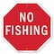 Signmission No Fishing, 18 Inch X 18 Inch, Plastic Sign OC-P-18-80 - alternate 1