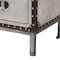 Baxton Studio Jacey Vintage Silver Metal 2-Drawer End Table 251-13874-ZORO - alternate 7