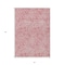 Homeroots 3' X 5' Blush And Ivory Abstract Washable Indoor Outdoor Area Rug 599694 - alternate 9