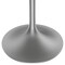 Leisuremod Round 47.24 in W, 29.35 in L, Sintered Stone/Stainless Steel, White VT23BS-48WS - alternate 5
