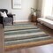 Homeroots 3' X 5' Beige Gold And Brown Striped Washable Indoor Outdoor Area Rug 618250 - alternate 8