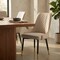 Leisuremod Allure Tufted PU Leather Side Dining Chair, Gold Accent Base AC52LTP - alternate 7
